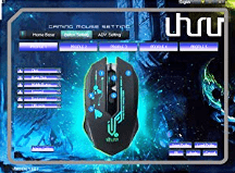 Uhuru WM02 Mouse para jogos sem fio AP