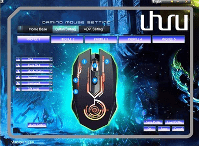 Uhuru WM-02 Mouse para jogos sem fio