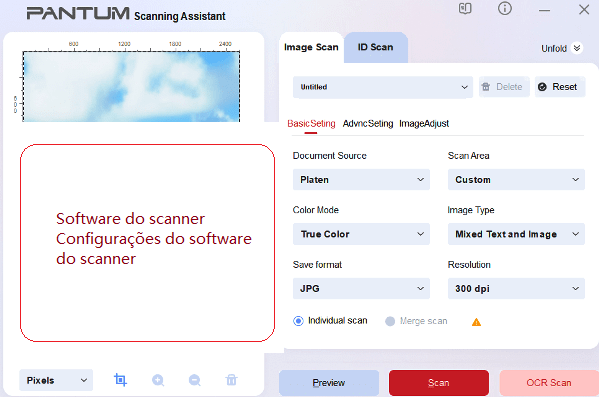 Software do scanner